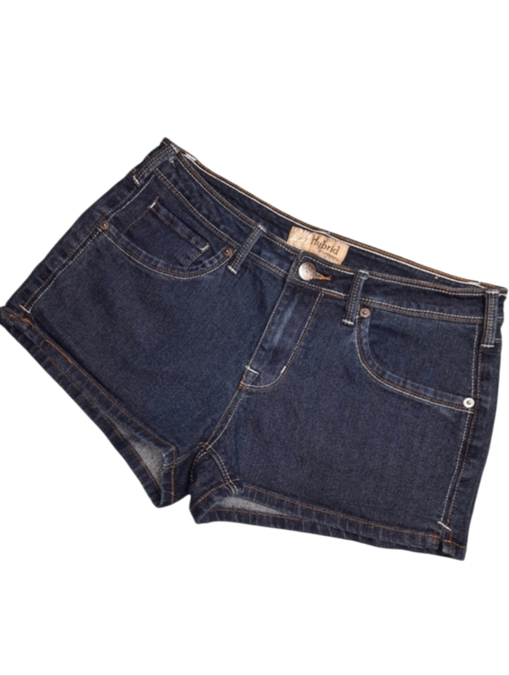 Hybrid & Co Blue Jean Shorty Shorts SZ 13 JR